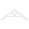 Ekena Millwork Pitch Brontes Architectural Grade PVC Gable Pediment, 48"W x 20"H x 1"P (10/12) GPP048X020X100BRO - alternate 5